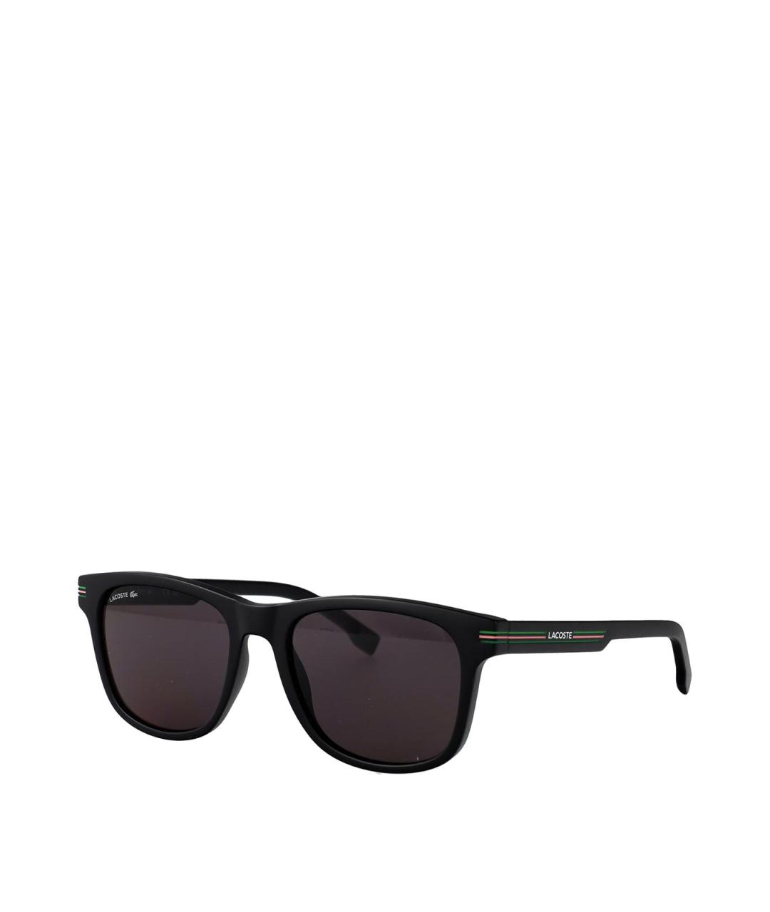 LACOSTE Черные пластиковые солнцезащитные очки, фото 2