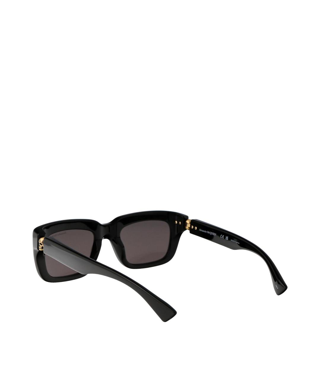ALEXANDER MCQUEEN Черные солнцезащитные очки, фото 4