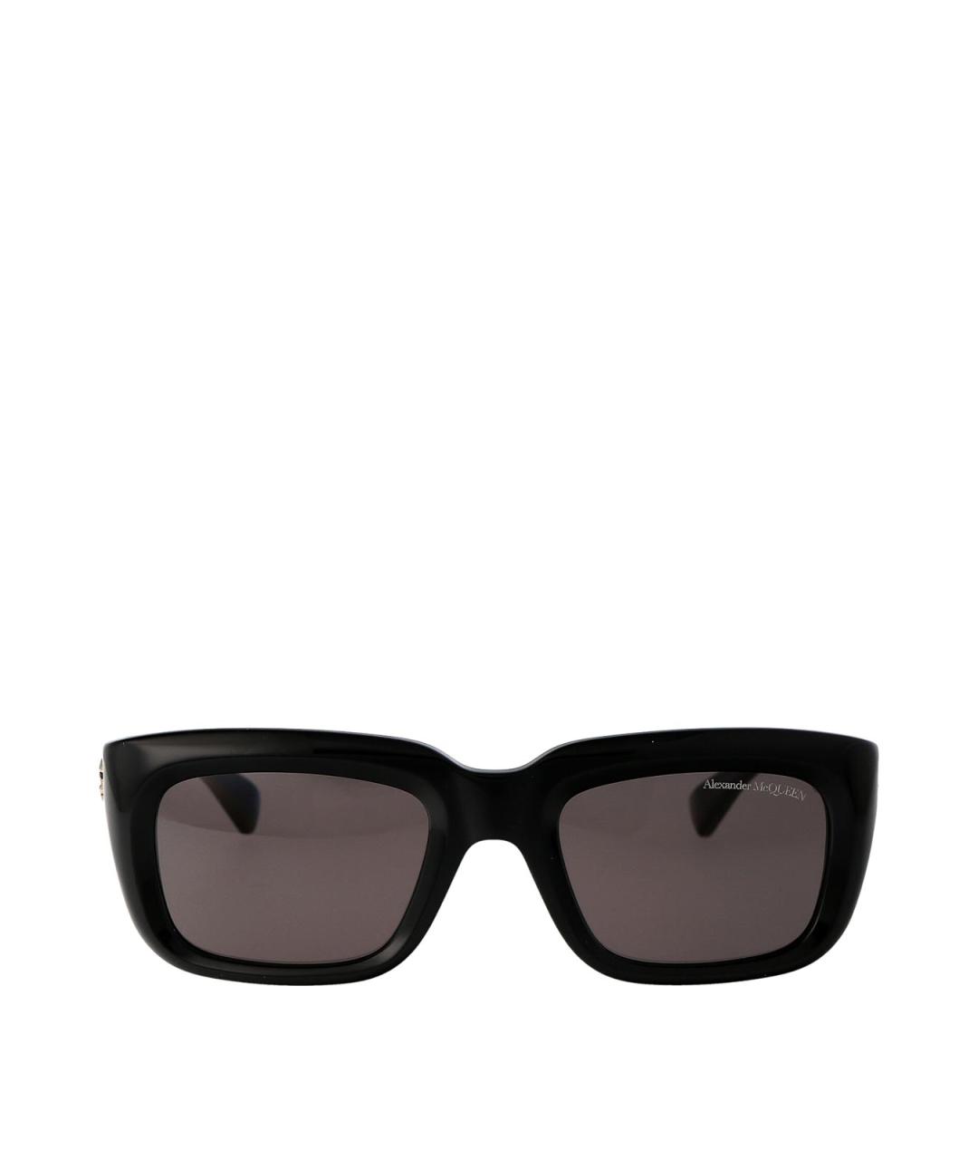 ALEXANDER MCQUEEN Черные солнцезащитные очки, фото 1
