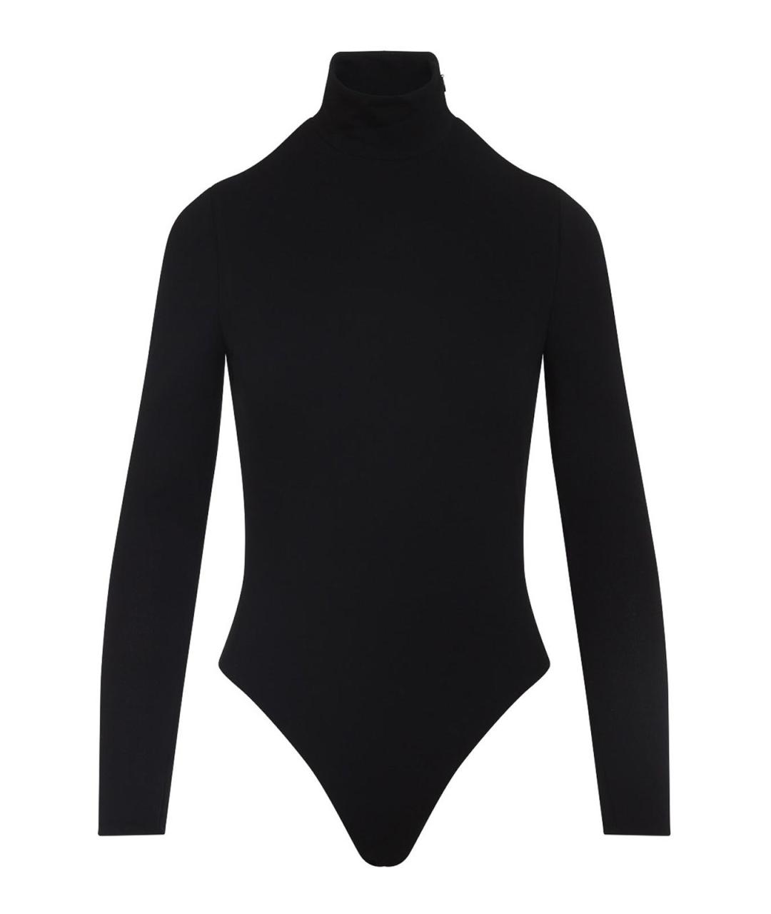 ALAIA Черная вискозная водолазка, фото 1