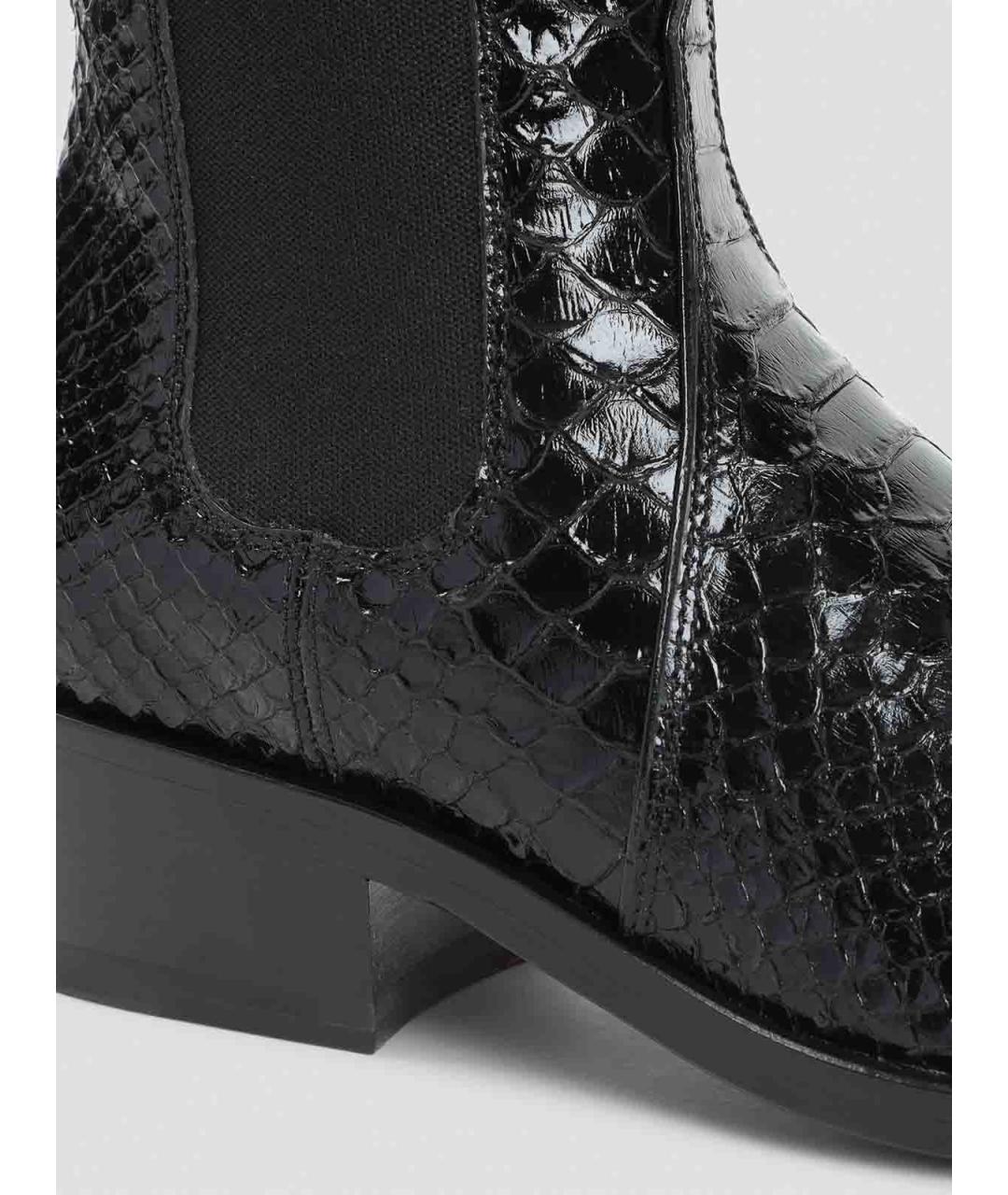 TOM FORD Черные кожаные ботинки, фото 4