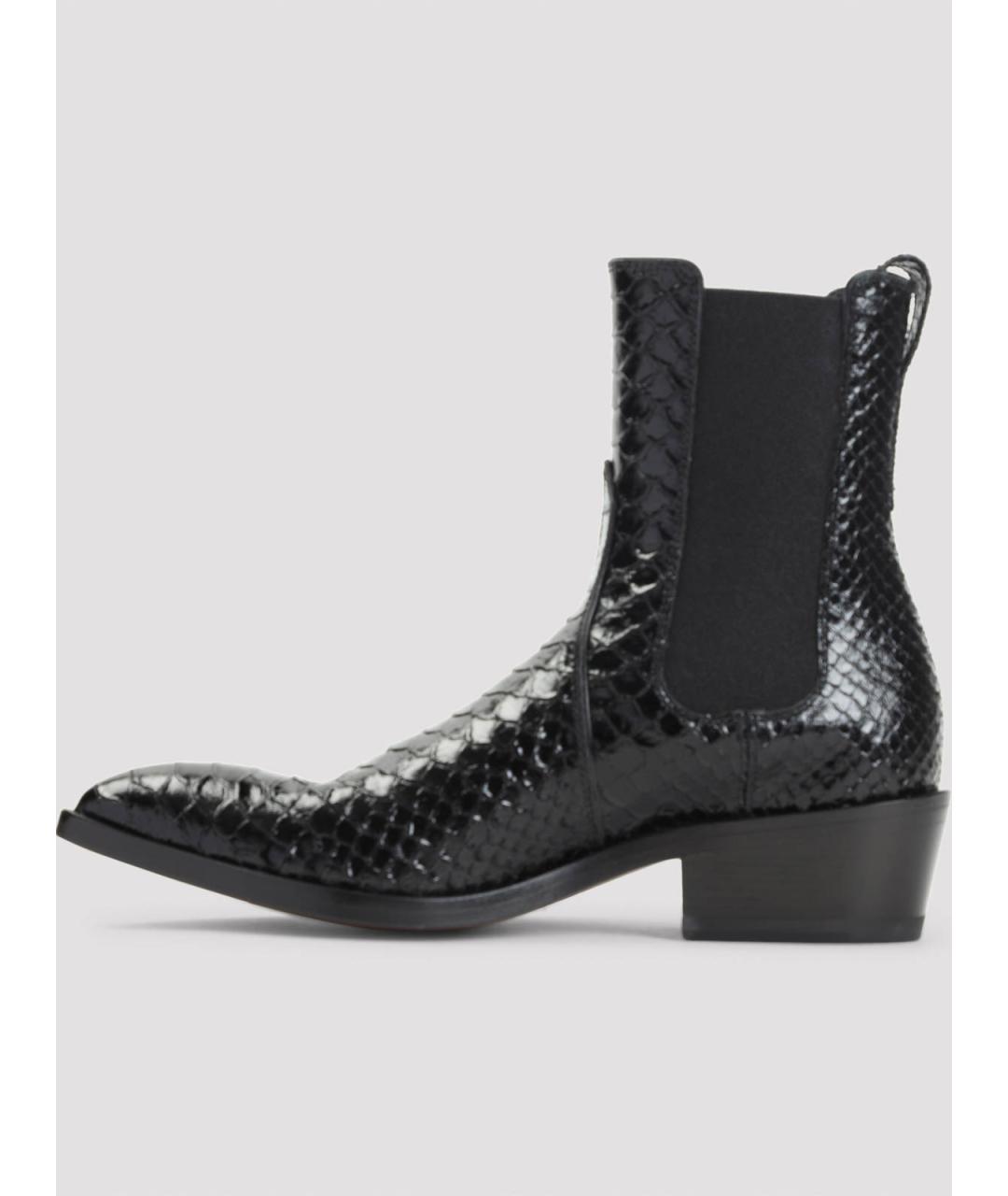 TOM FORD Черные кожаные ботинки, фото 2