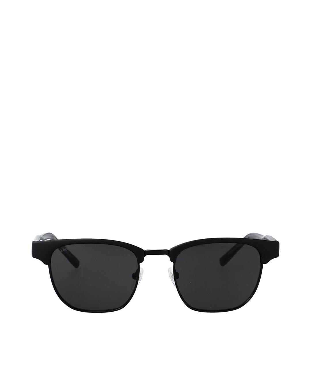 LACOSTE Черные пластиковые солнцезащитные очки, фото 1