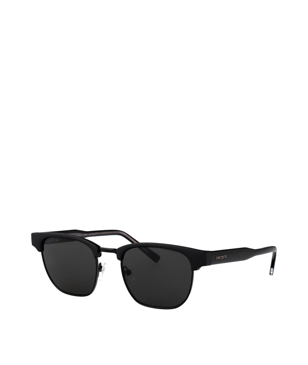 LACOSTE Черные пластиковые солнцезащитные очки, фото 2