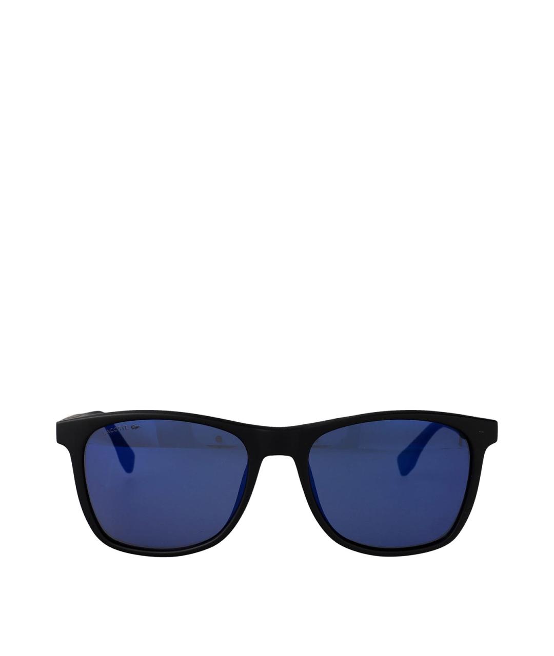 LACOSTE Черные пластиковые солнцезащитные очки, фото 1