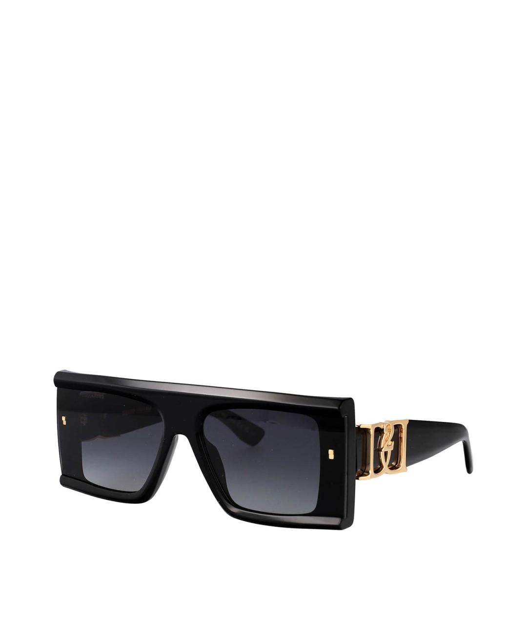 DSQUARED2 Черные пластиковые солнцезащитные очки, фото 2