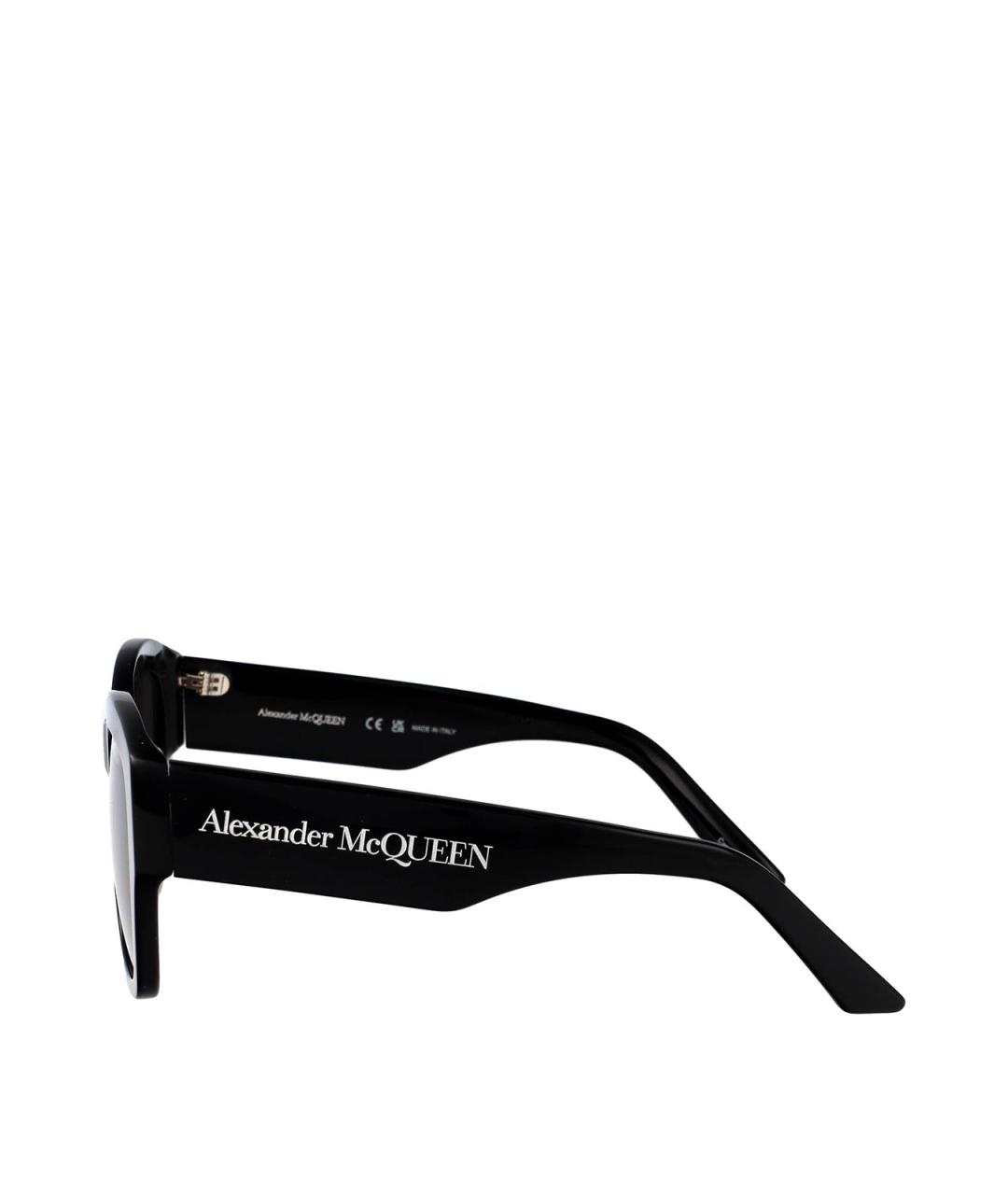 ALEXANDER MCQUEEN Черные солнцезащитные очки, фото 3