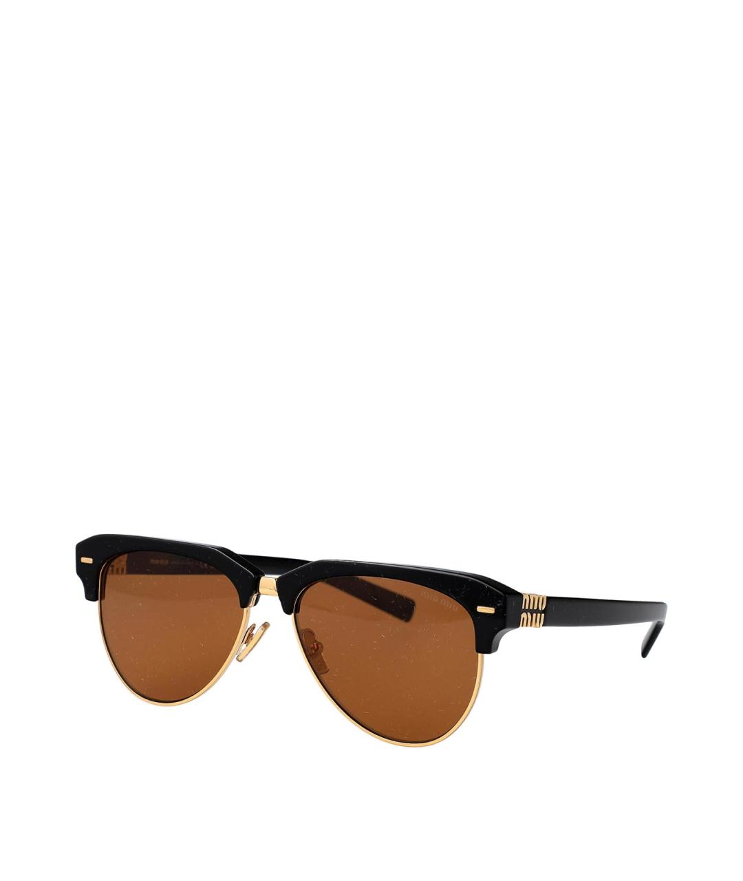 MIU MIU Черные солнцезащитные очки, фото 2