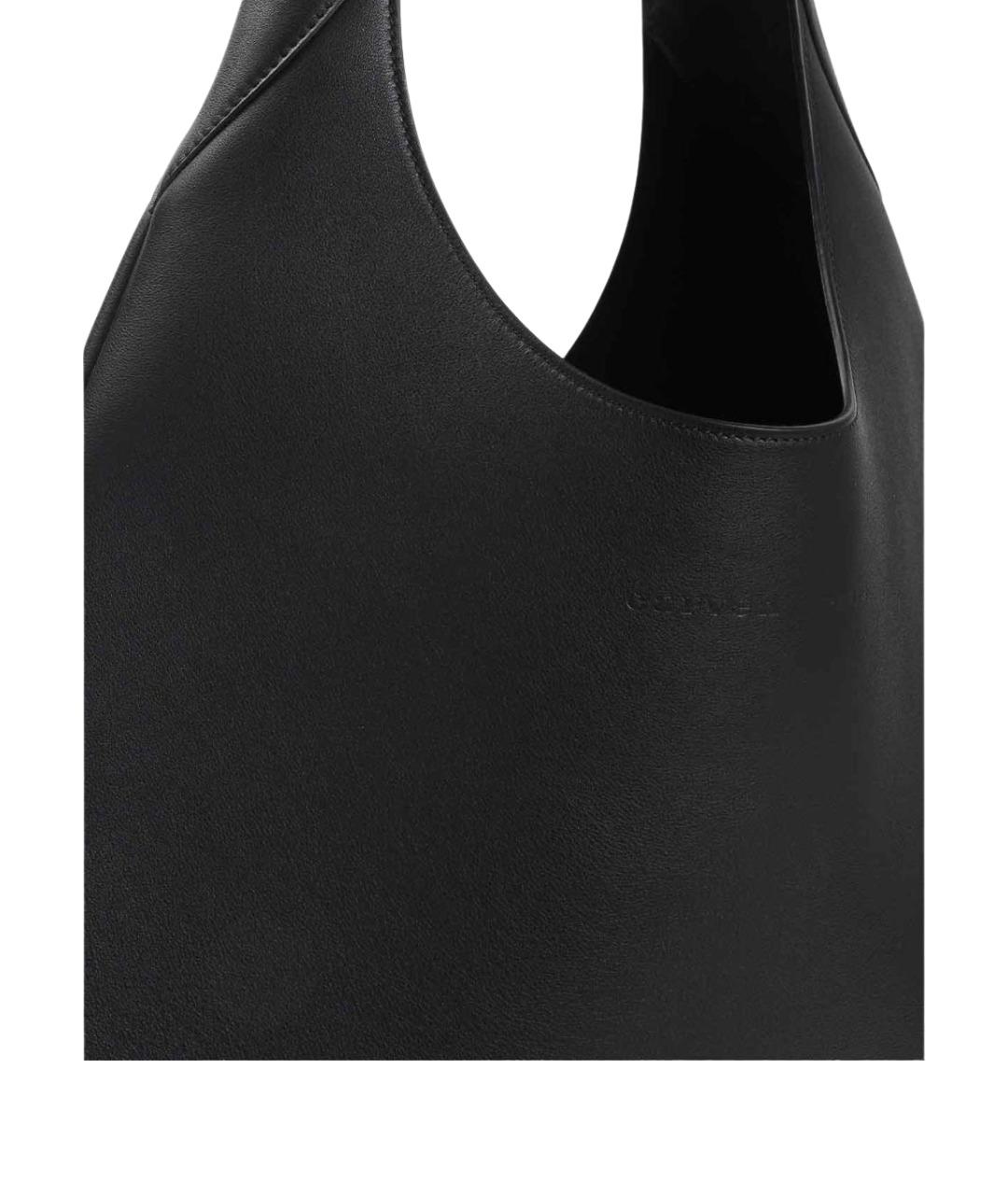 Carven Черная кожаная сумка тоут, фото 3