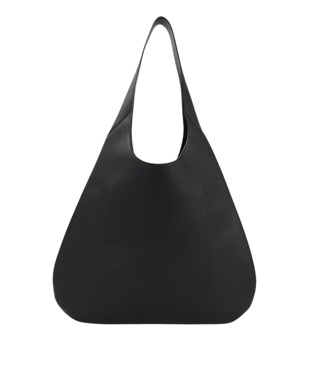 Carven Черная кожаная сумка тоут, фото 2