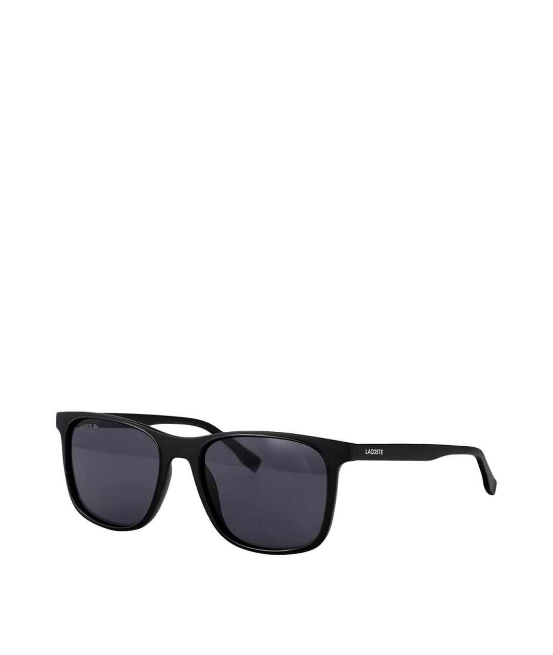 LACOSTE Черные пластиковые солнцезащитные очки, фото 2