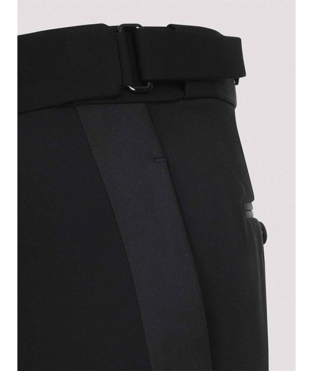 TOM FORD Черные шерстяные классические брюки, фото 4