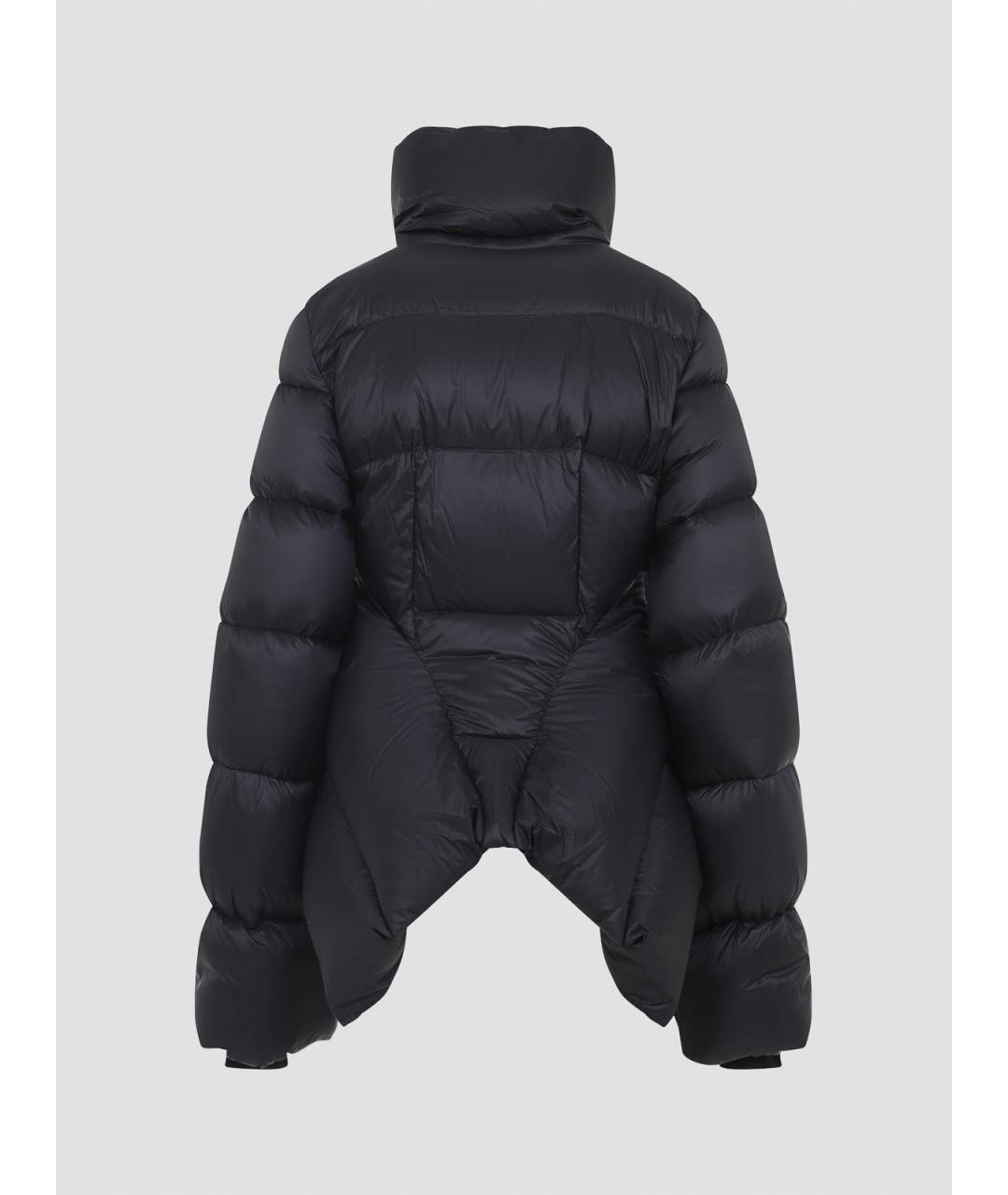 RICK OWENS Черный полиамидовый пуховик, фото 2