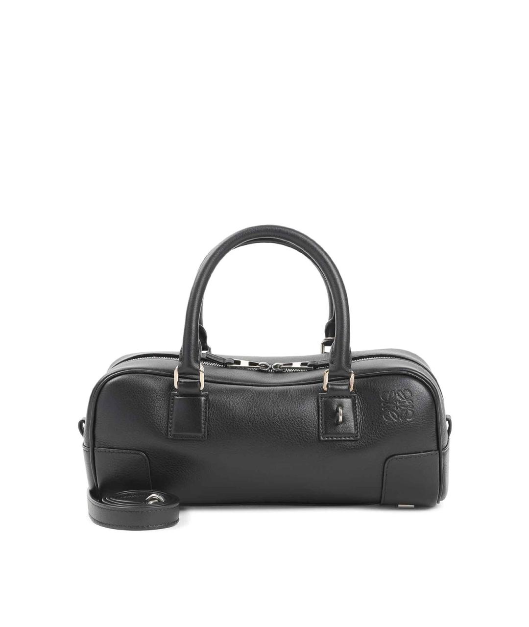LOEWE Черная кожаная сумка тоут, фото 1