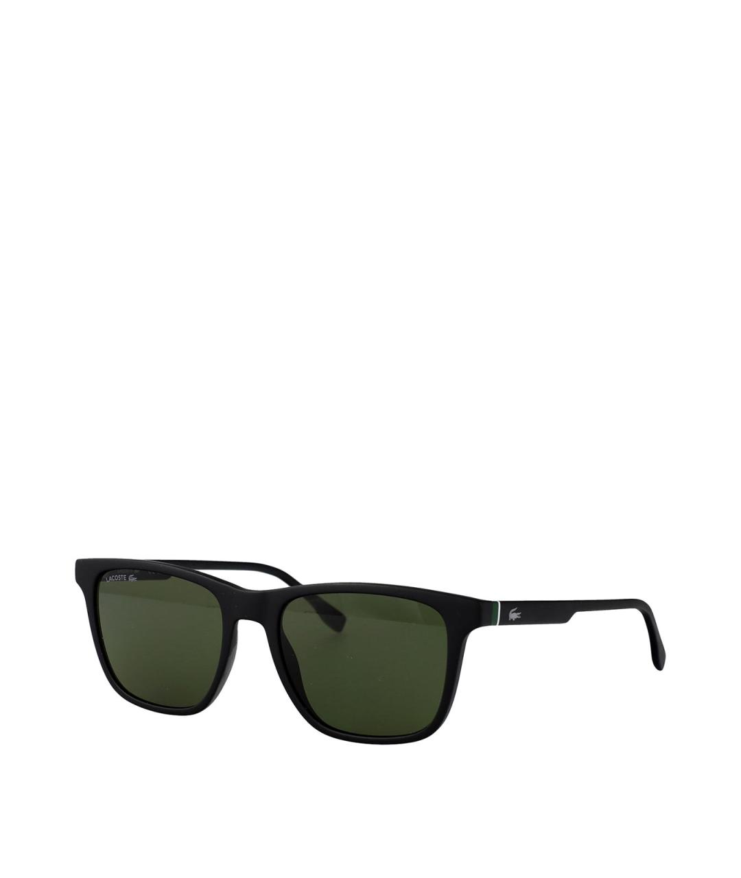 LACOSTE Черные пластиковые солнцезащитные очки, фото 2