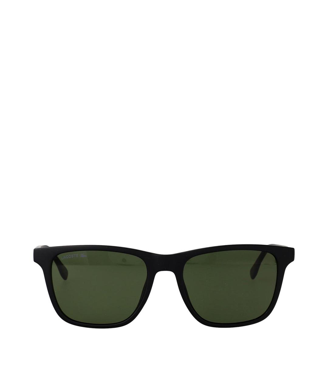 LACOSTE Черные пластиковые солнцезащитные очки, фото 1