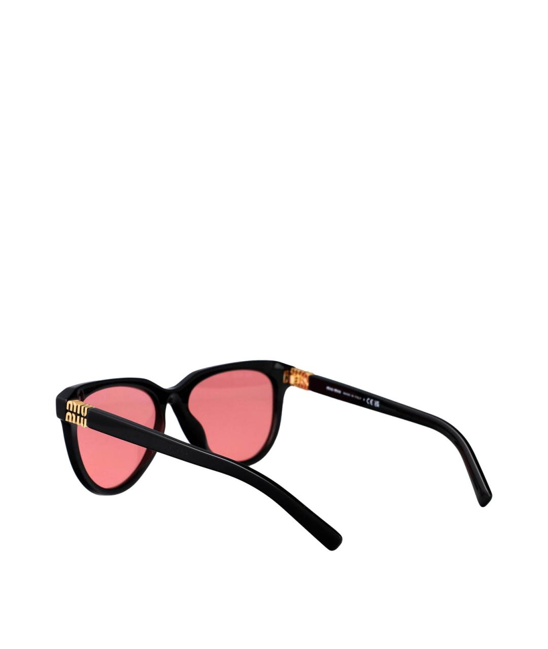 MIU MIU Черные солнцезащитные очки, фото 4