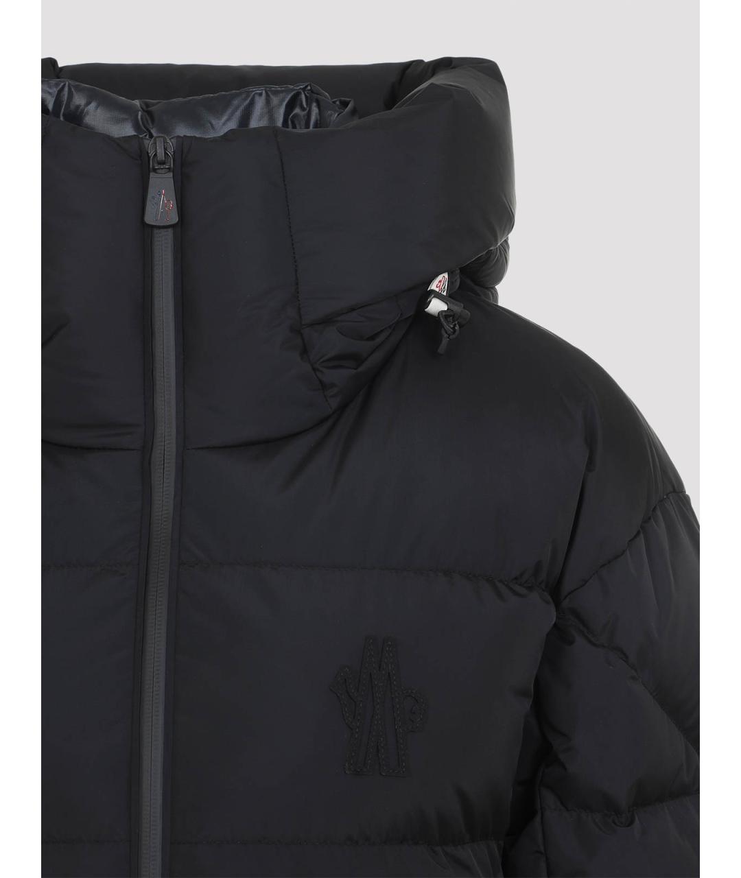 MONCLER Черная полиамидовая куртка, фото 4