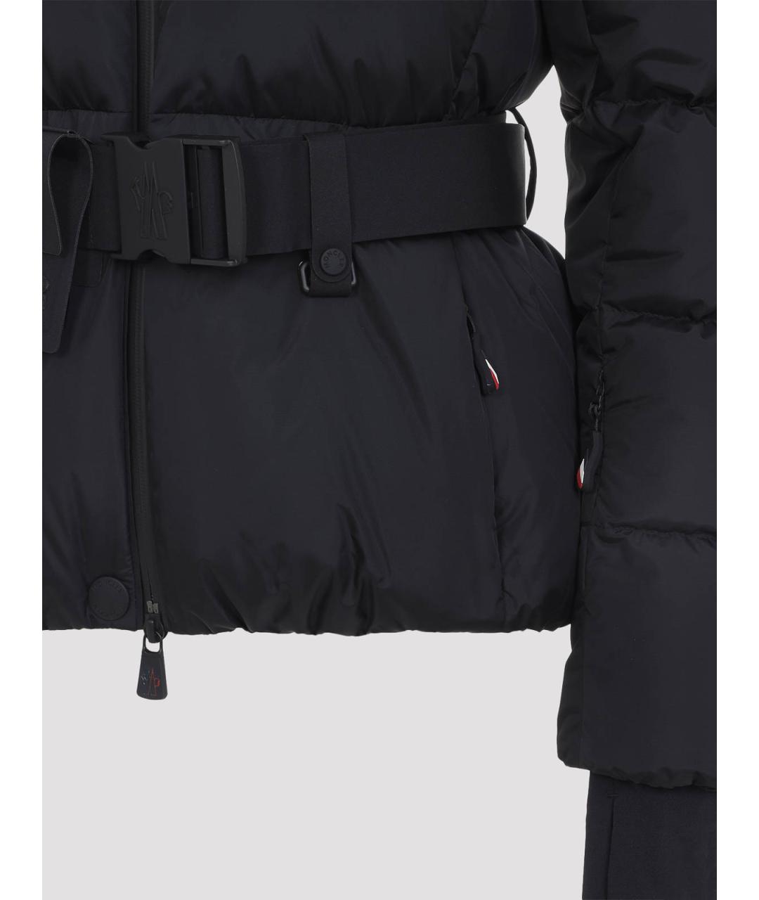 MONCLER Черная полиамидовая куртка, фото 3