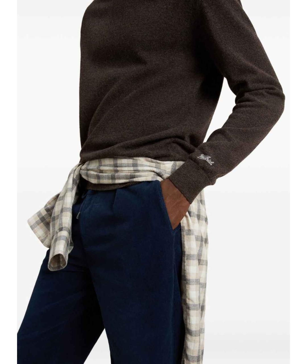 WOOLRICH Коричневый шерстяной джемпер / свитер, фото 2