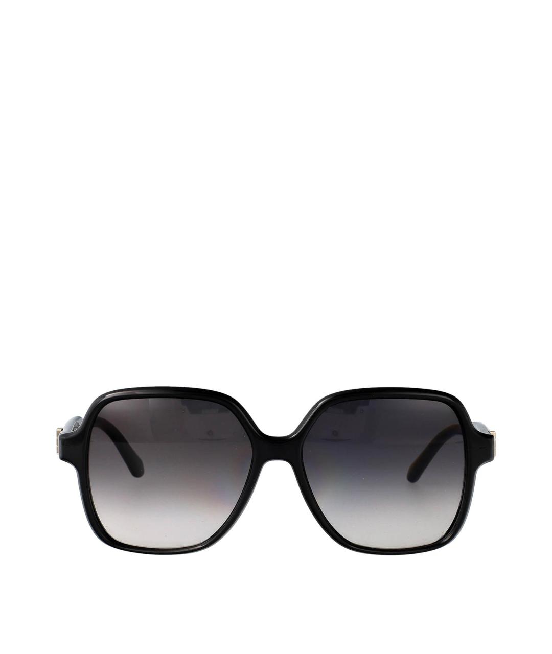 FERRAGAMO Черные пластиковые солнцезащитные очки, фото 1