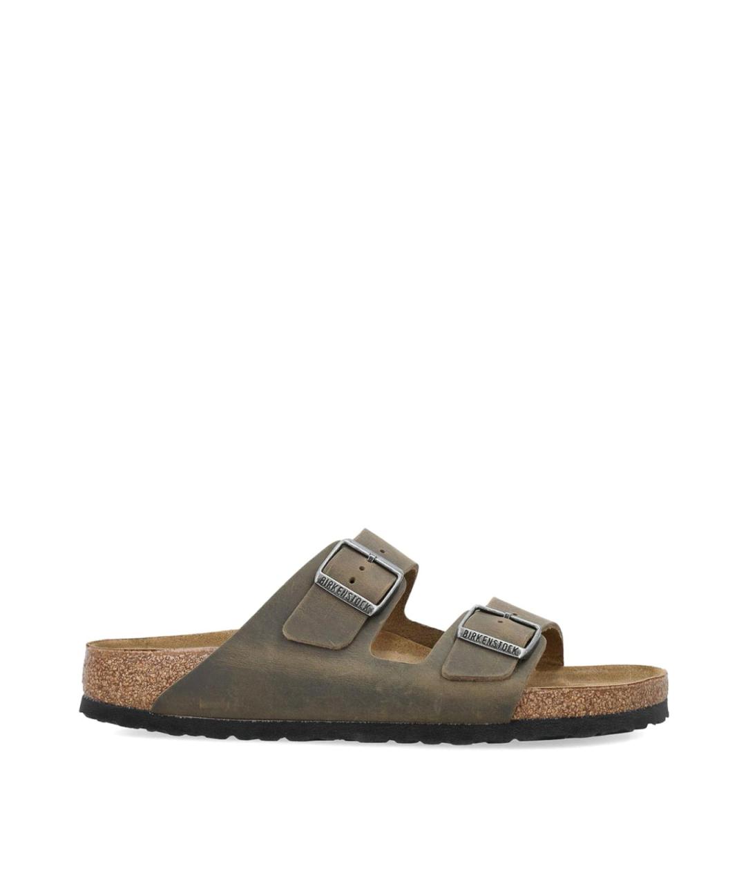 BIRKENSTOCK Мульти кожаные шлепанцы, фото 1