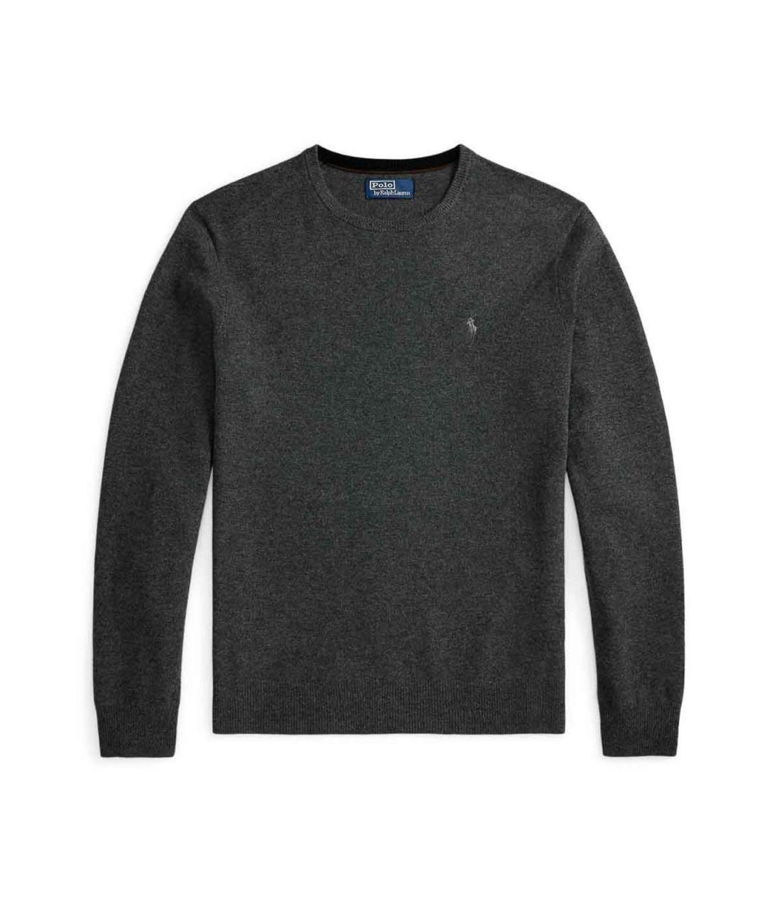 POLO RALPH LAUREN Серый шерстяной джемпер / свитер, фото 1