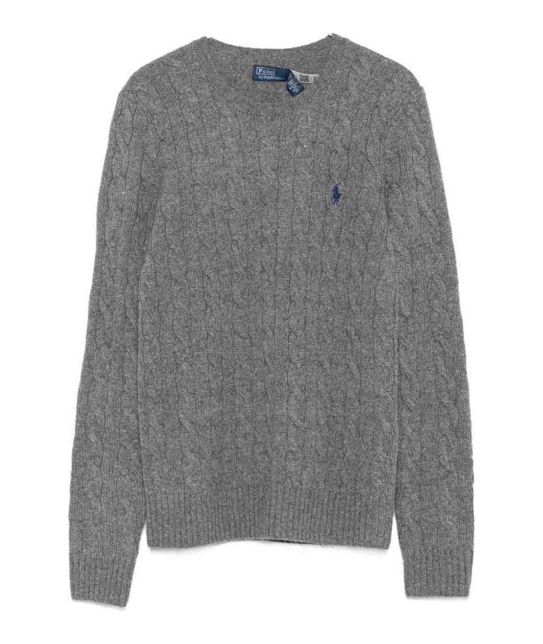 POLO RALPH LAUREN Серый кашемировый джемпер / свитер, фото 1