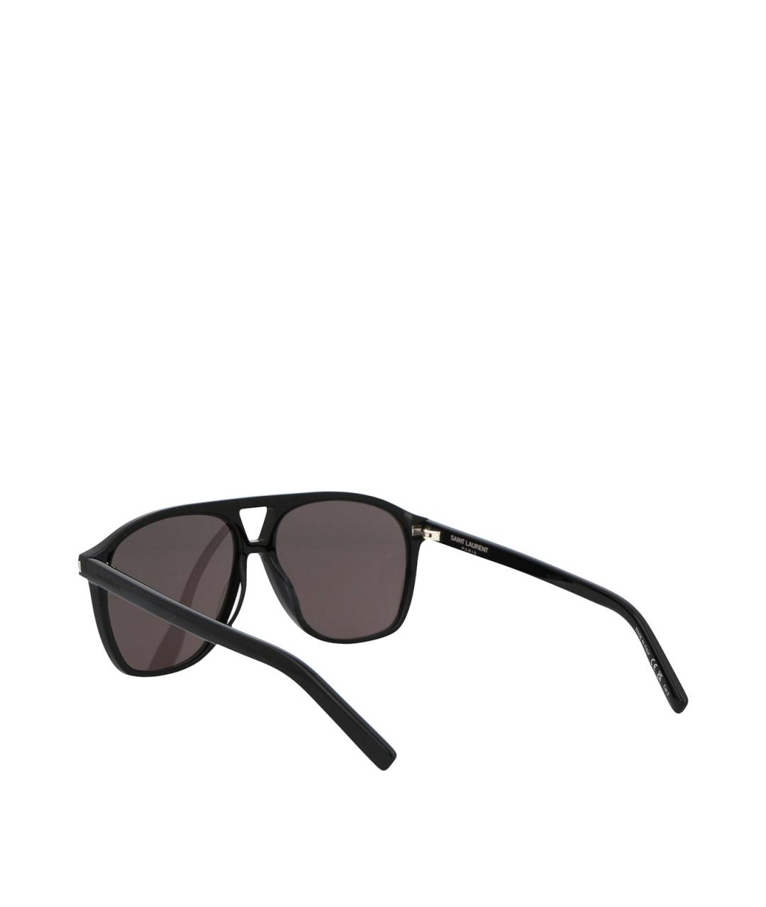 SAINT LAURENT Черные солнцезащитные очки, фото 4
