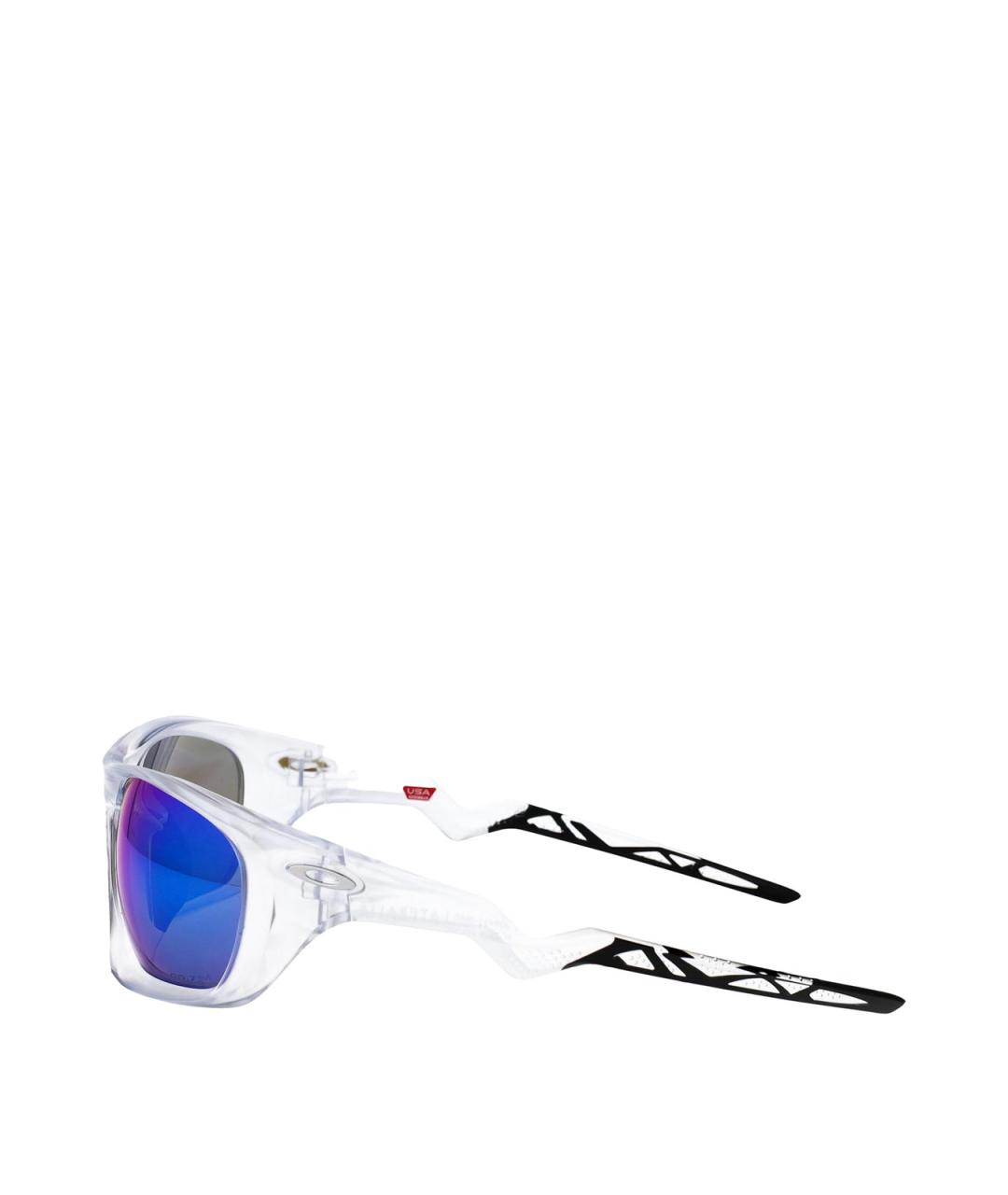 OAKLEY Белые пластиковые солнцезащитные очки, фото 3