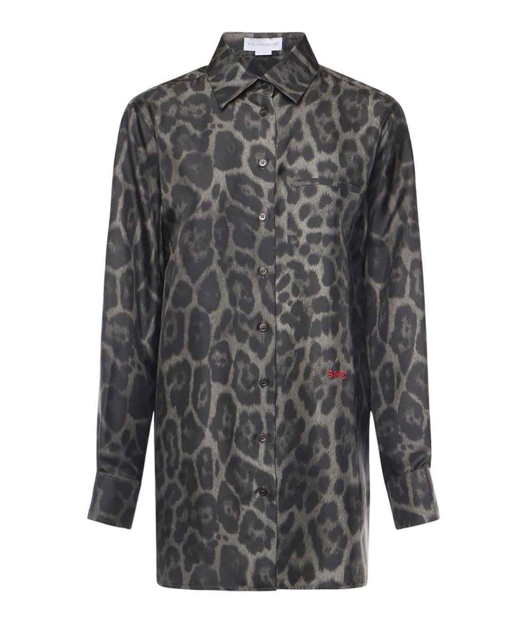 STELLA MCCARTNEY Серая шелковая рубашка, фото 1
