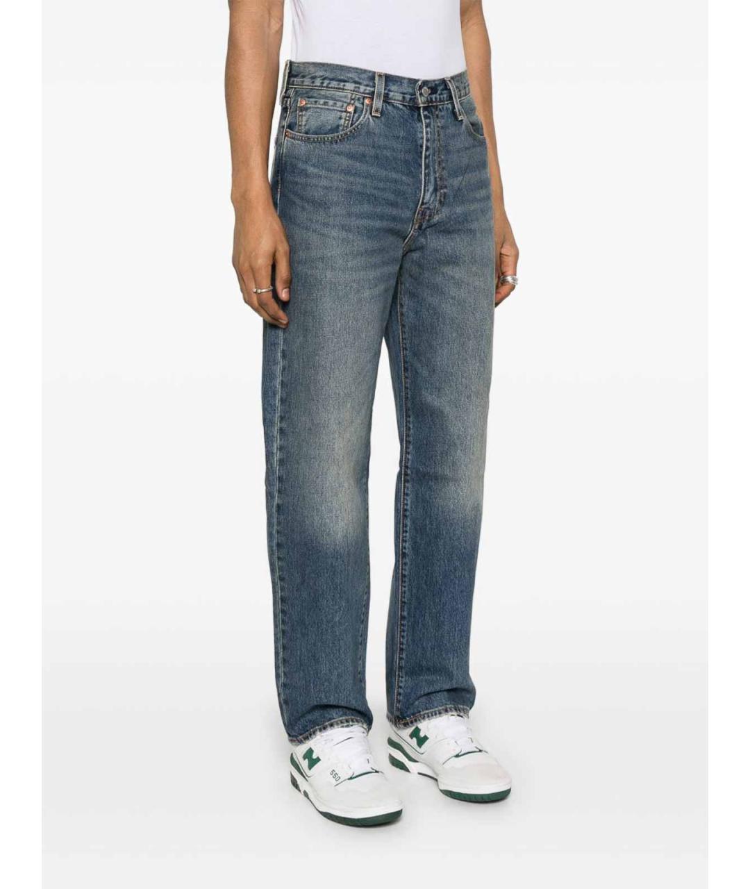 LEVI'S Синие хлопковые джинсы, фото 3