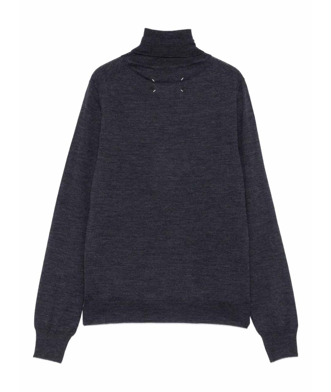 MAISON MARGIELA Синий шерстяной джемпер / свитер, фото 3