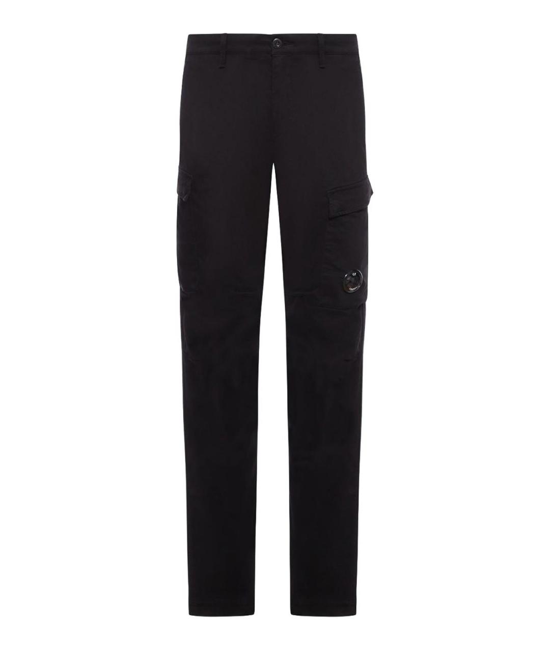 CP COMPANY Черные хлопковые повседневные брюки, фото 1