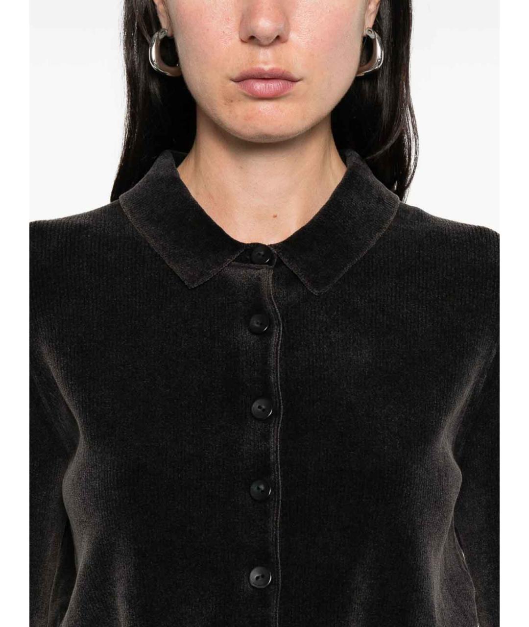 ALEXANDER WANG Черный хлопковый кардиган, фото 3
