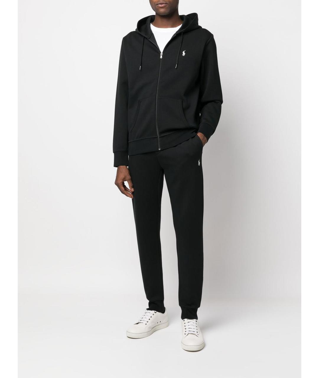 POLO RALPH LAUREN Черные полиэстеровые повседневные брюки, фото 3
