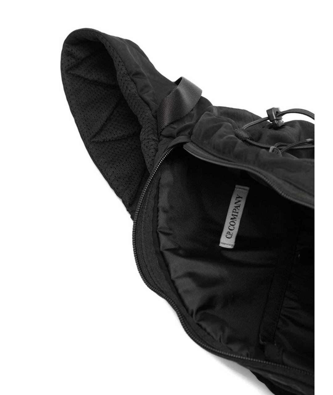 CP COMPANY Черная синтетическая сумка на плечо, фото 3