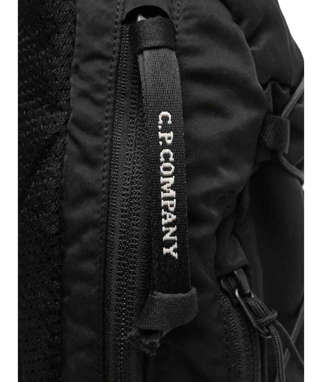 CP COMPANY Черная синтетическая сумка на плечо, фото 5
