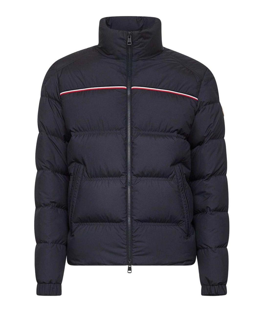 MONCLER Синий полиэстеровый пуховик, фото 1