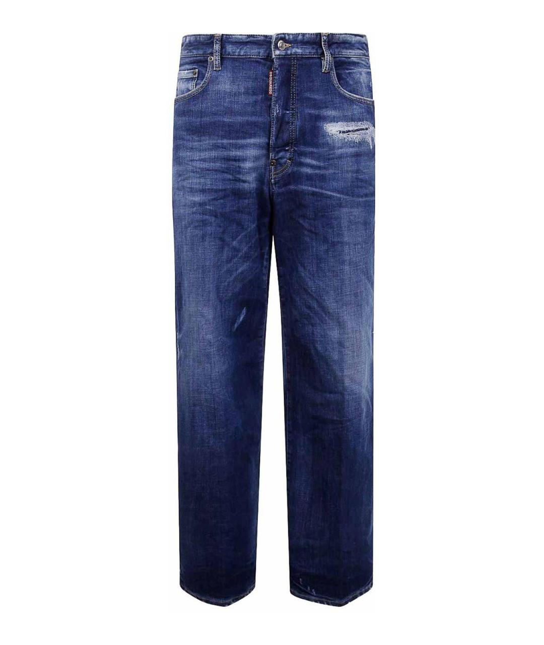 DSQUARED2 Синие хлопковые джинсы, фото 1
