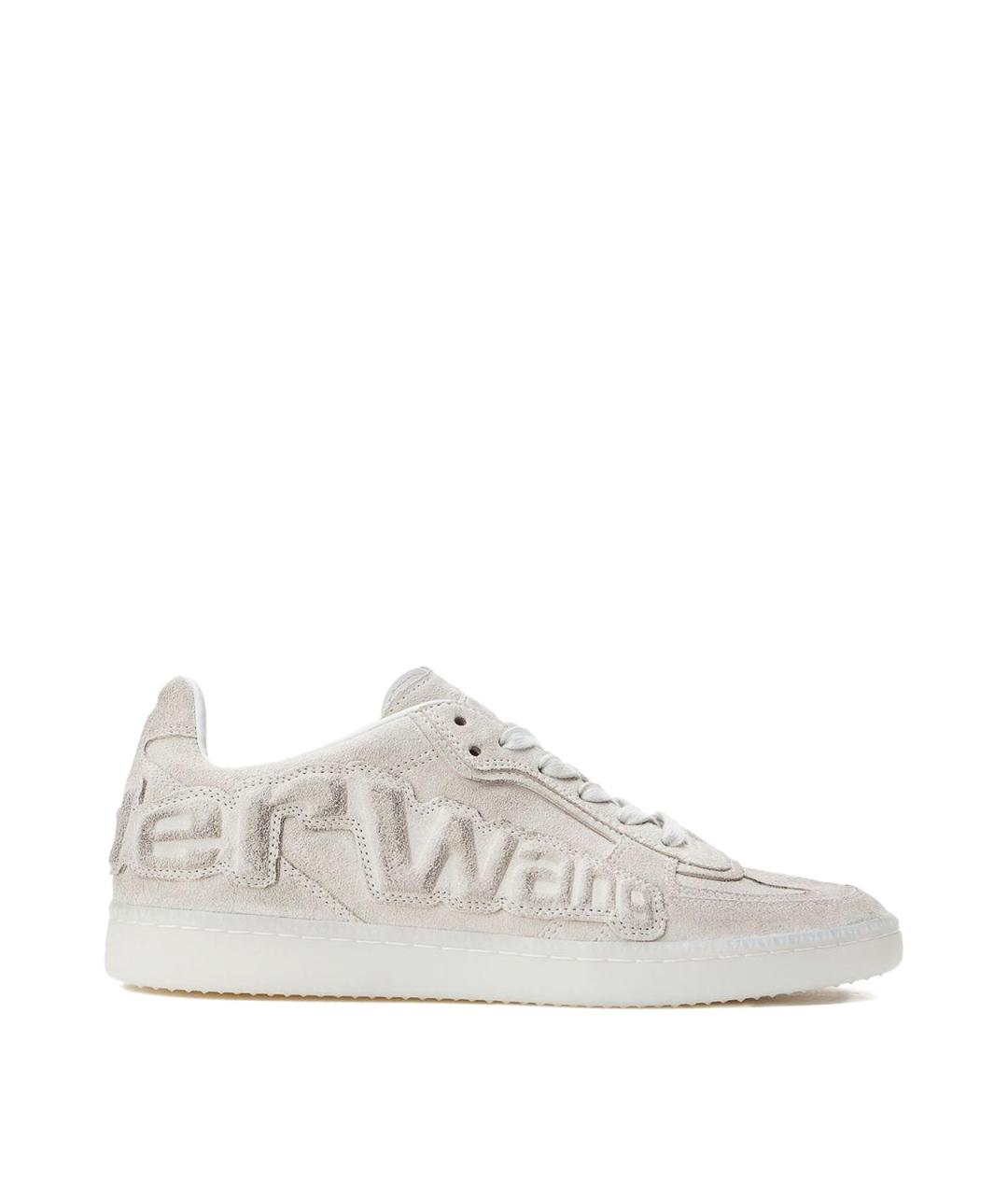 ALEXANDER WANG Бежевые кожаные кроссовки, фото 1