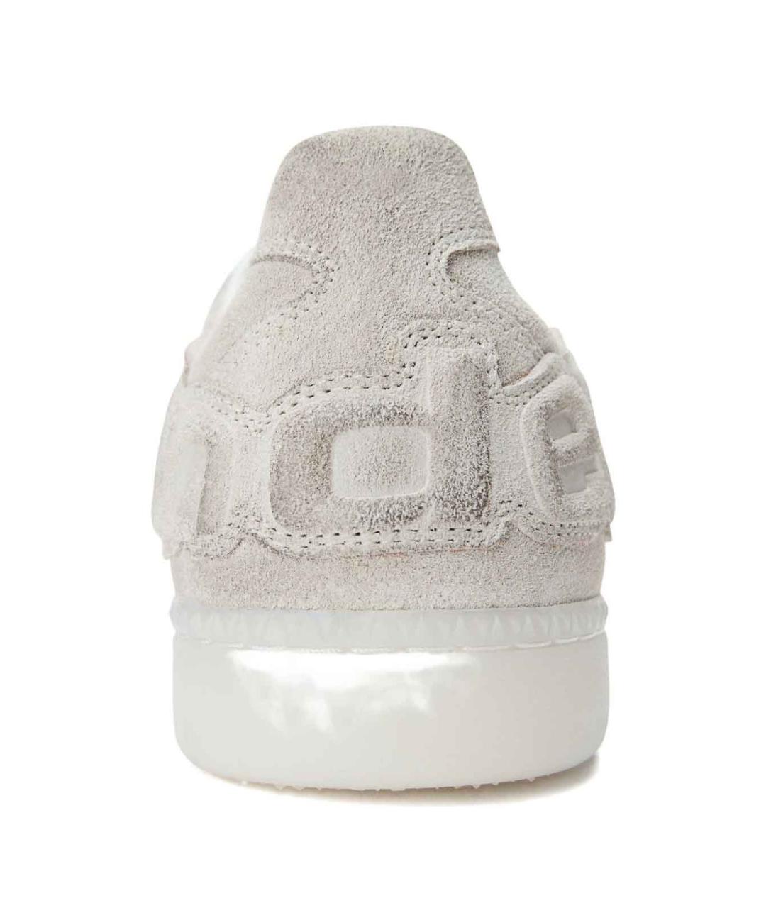 ALEXANDER WANG Бежевые кожаные кроссовки, фото 3