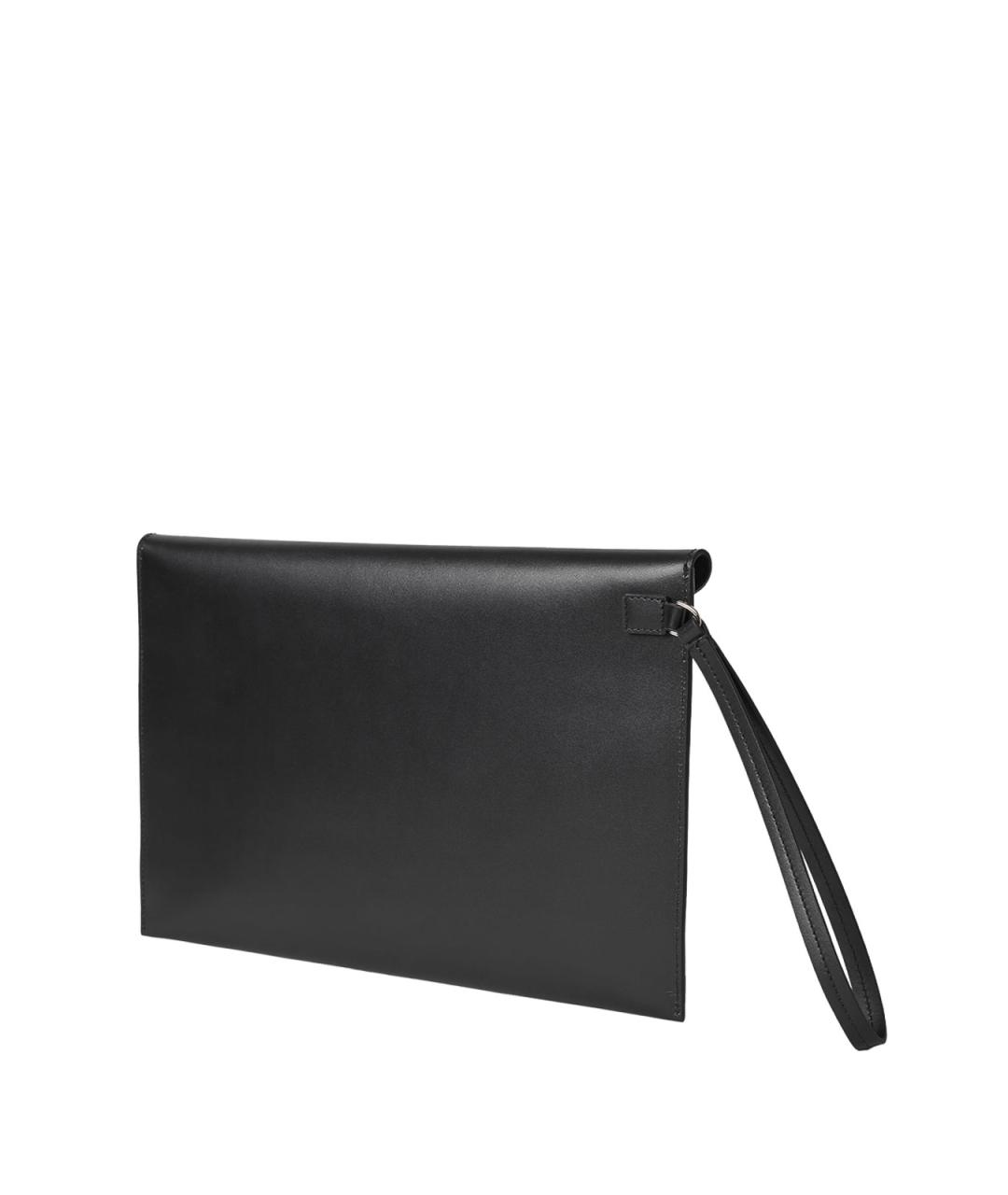 FENDI Черная кожаная барсетка, фото 2