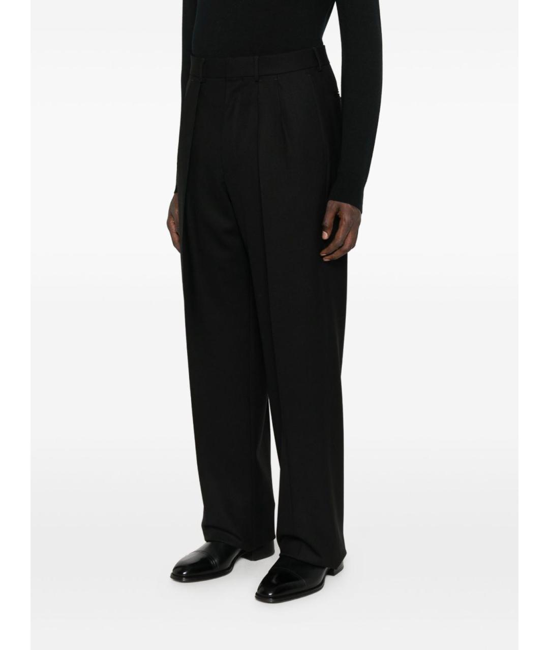 TOM FORD Черные шерстяные повседневные брюки, фото 3