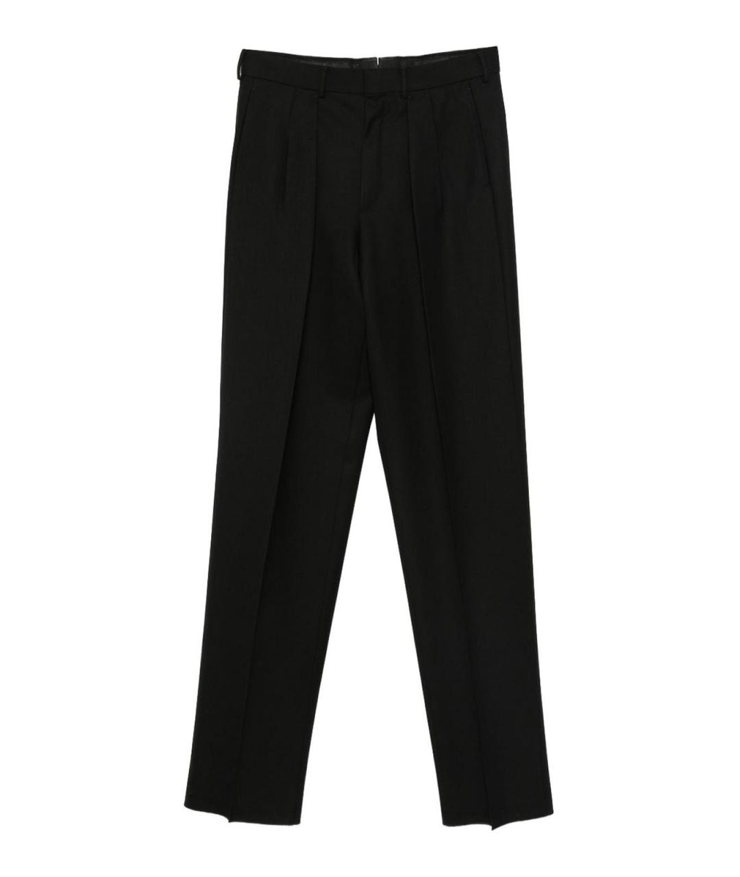TOM FORD Черные шерстяные повседневные брюки, фото 1