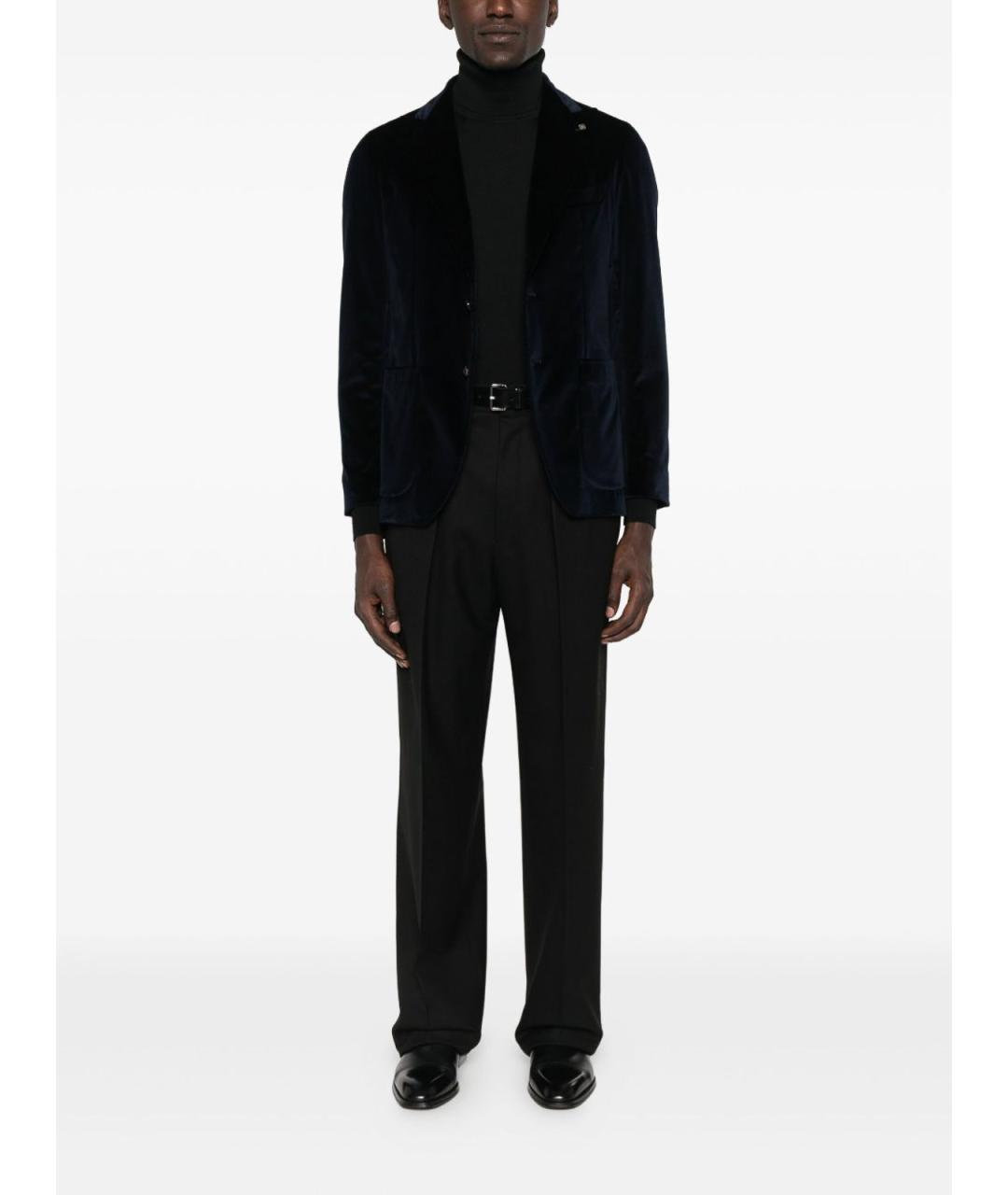 TOM FORD Черные шерстяные повседневные брюки, фото 4