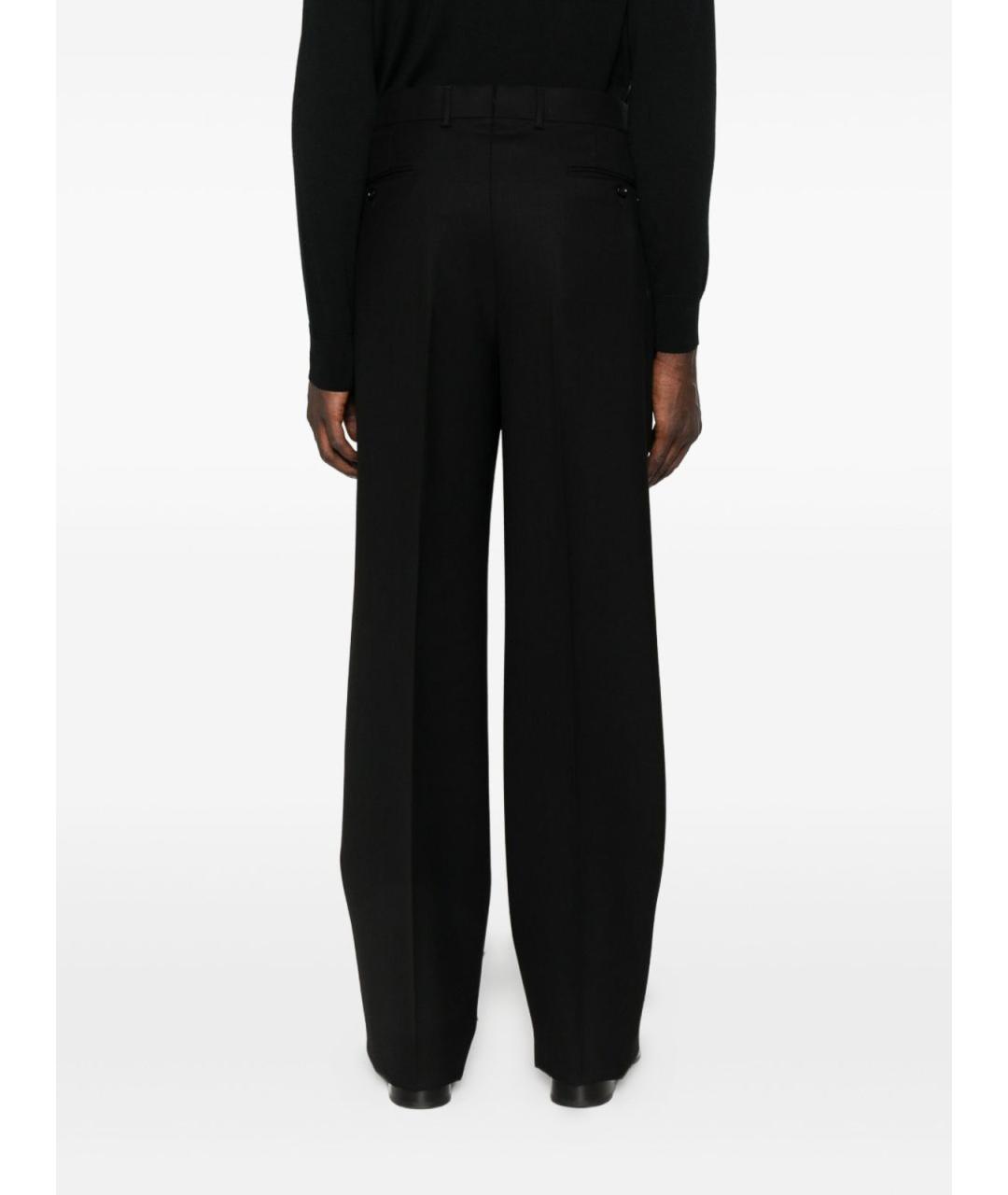 TOM FORD Черные шерстяные повседневные брюки, фото 2