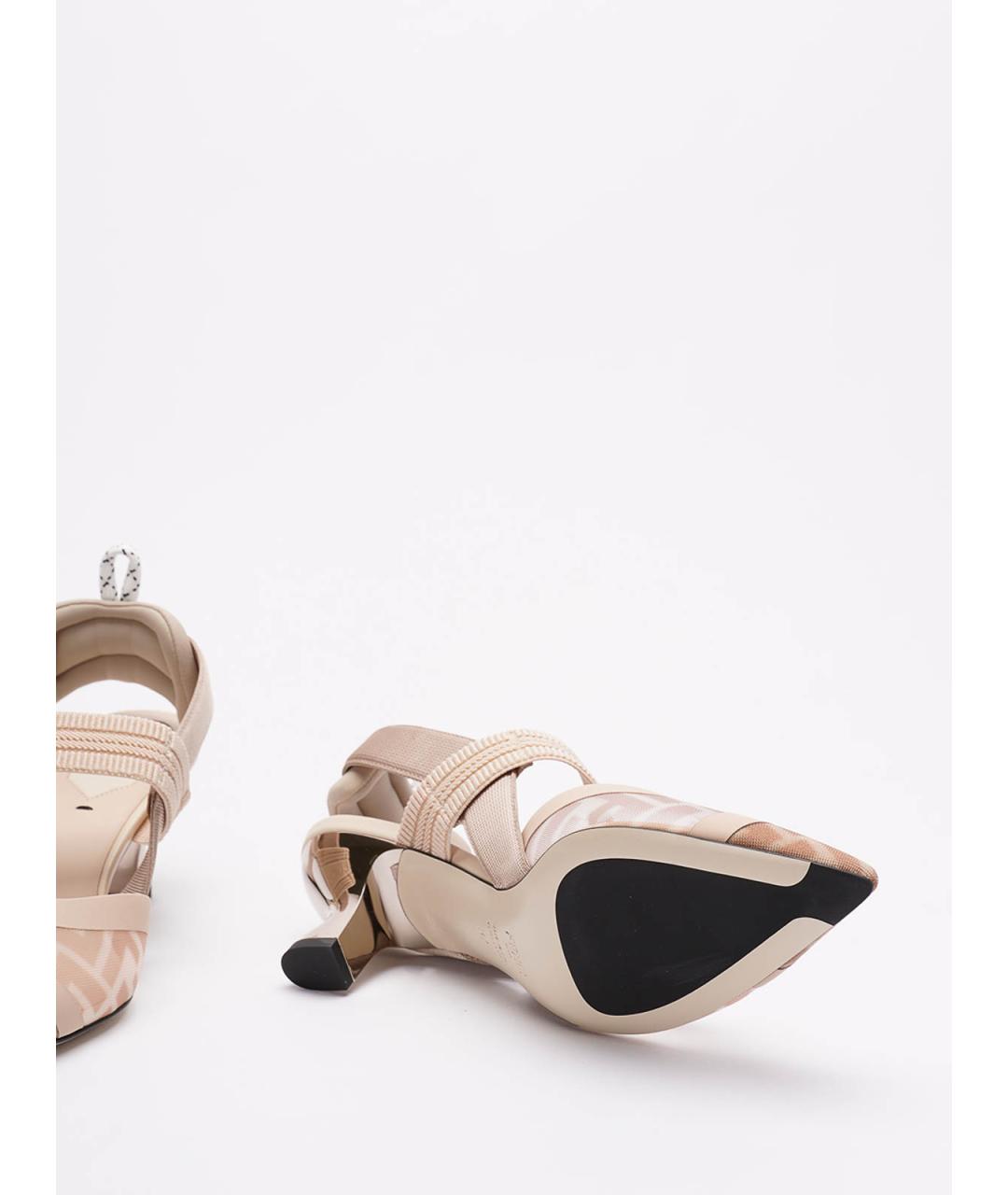 FENDI Розовые туфли, фото 4