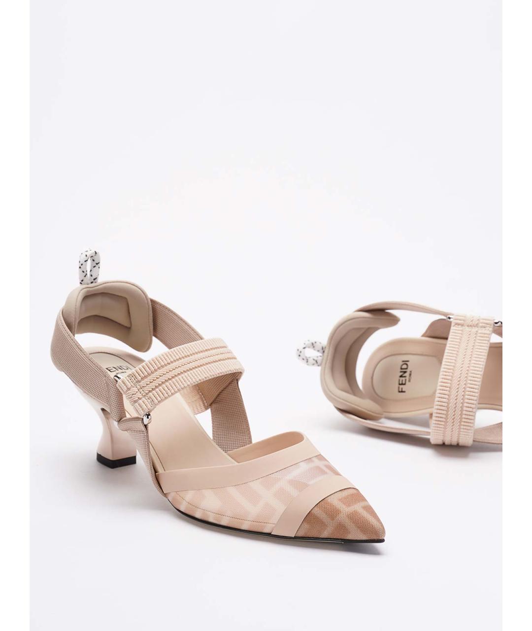 FENDI Розовые туфли, фото 5
