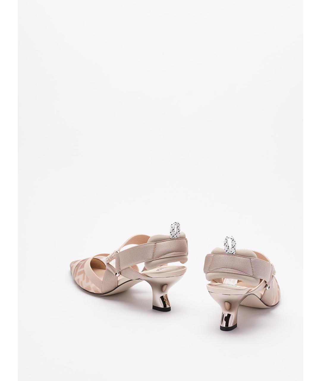 FENDI Розовые туфли, фото 3